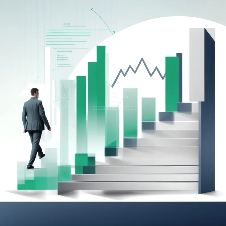 Visualization of goal progress milestones